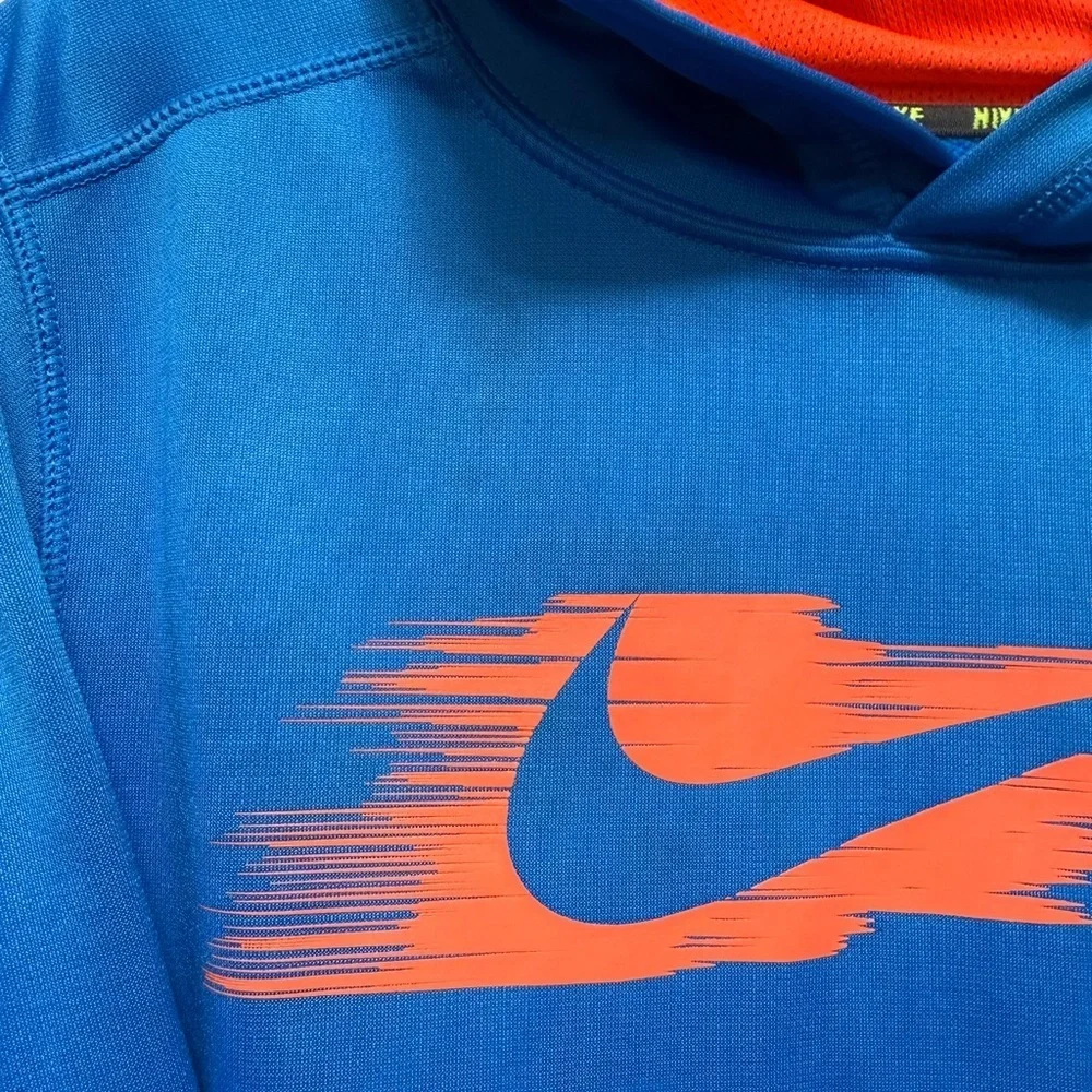 Nike Blue Hoodie Boy’s Medium Sweatshirt 0128